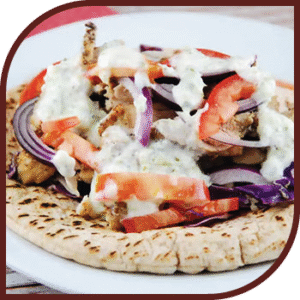 Open-Faced Gyro